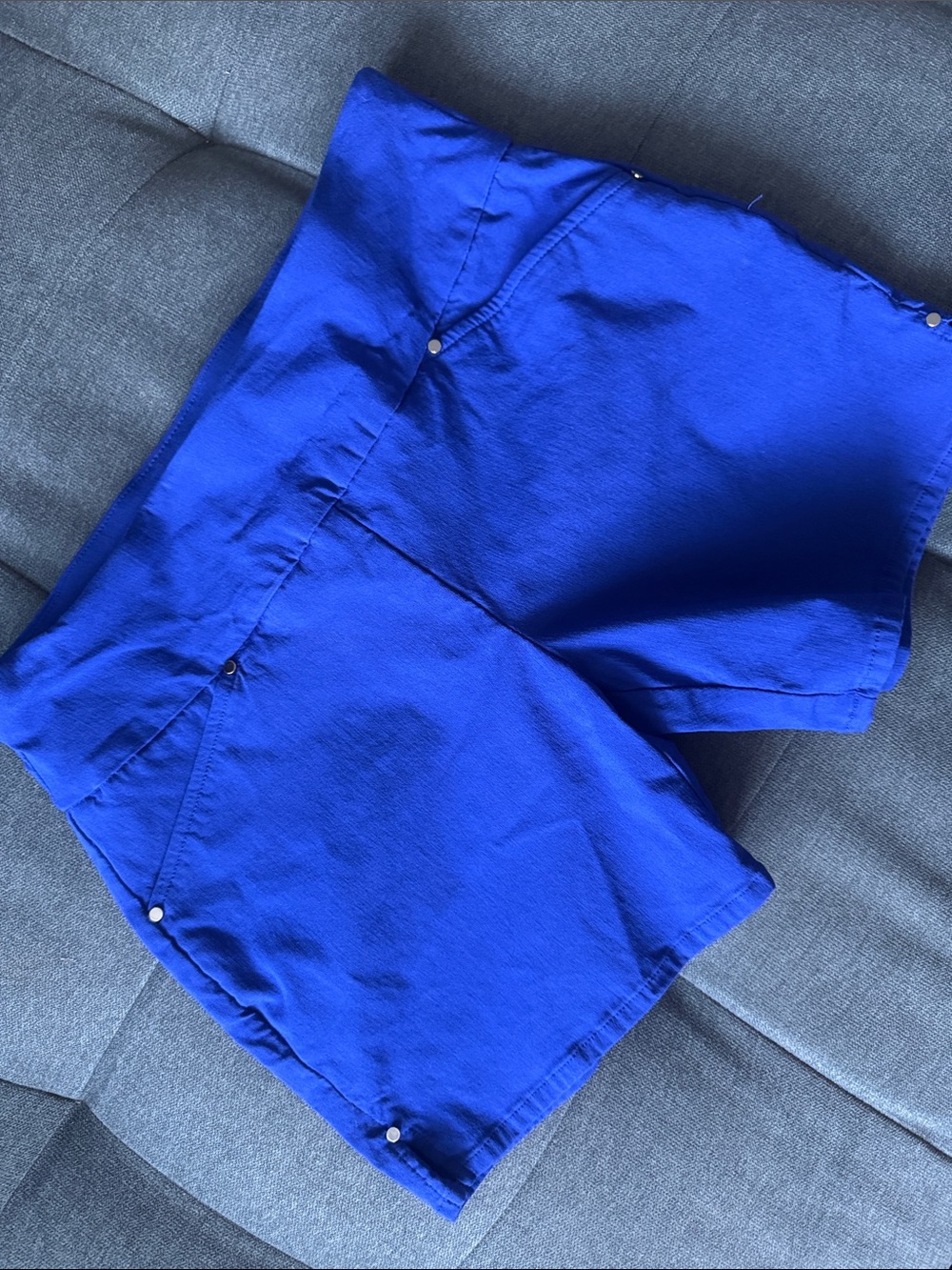 INC International Concepts Royal Blue Women’s Bermuda Shorts
